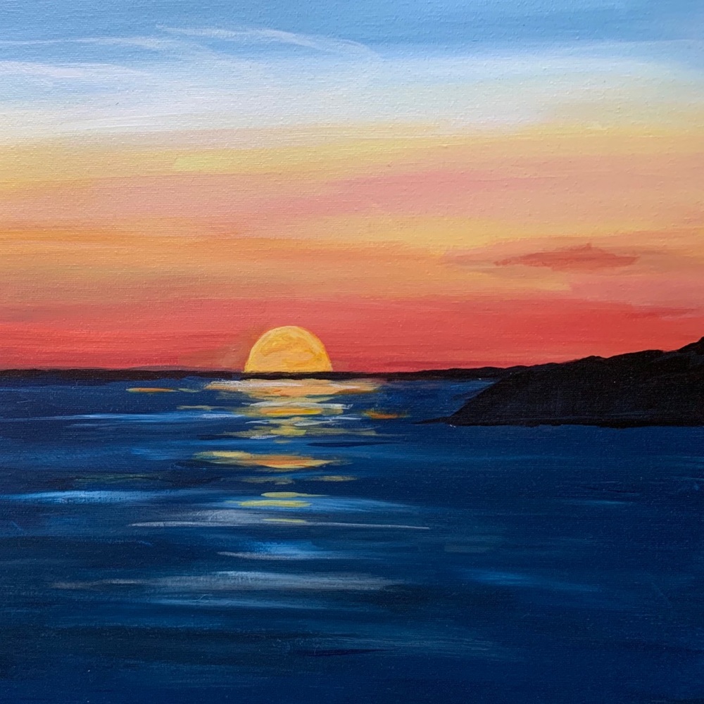 Golden Hour, original painting